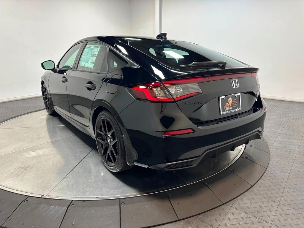 2026 Honda Civic Hatchback Sport - Crystal Black Pearl exterior view 7