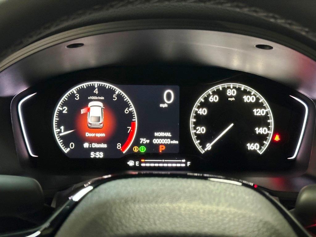 2026 Honda Civic Hatchback Sport - Crystal Black Pearl exterior view 18