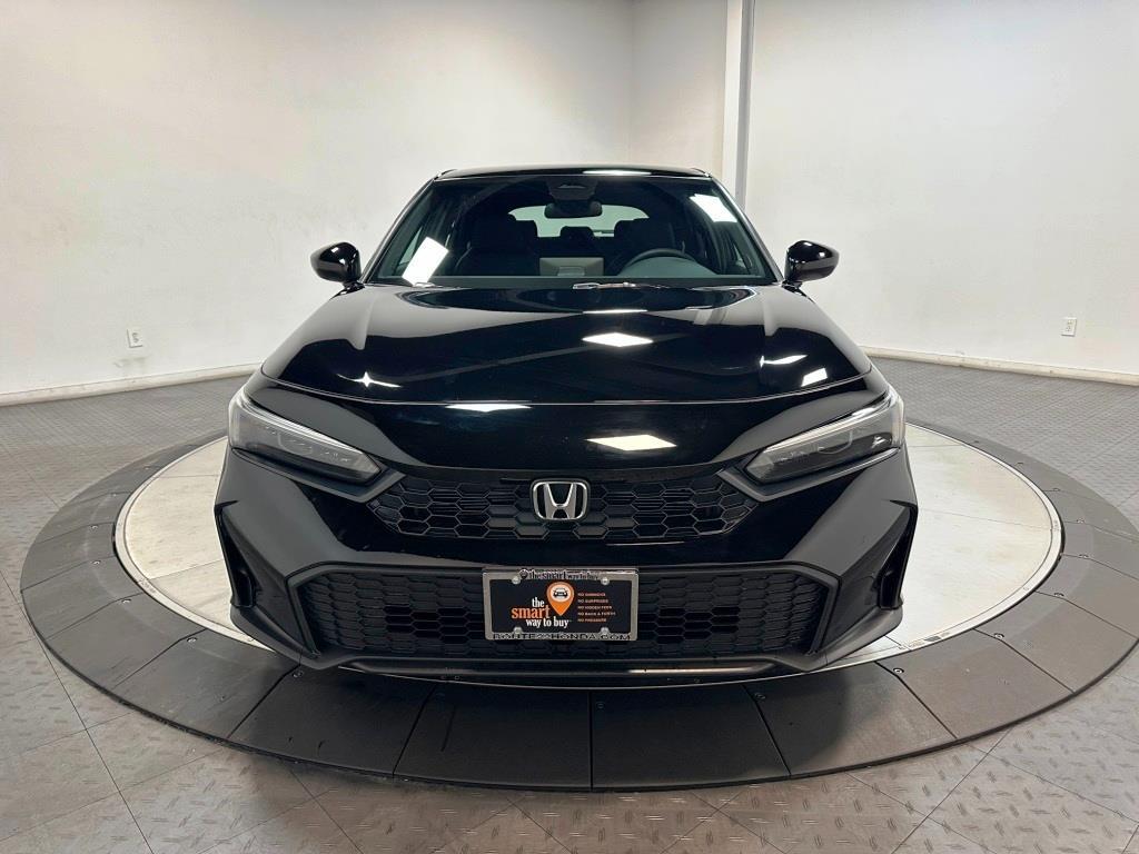 2026 Honda Civic Hatchback Sport - Crystal Black Pearl exterior view 4