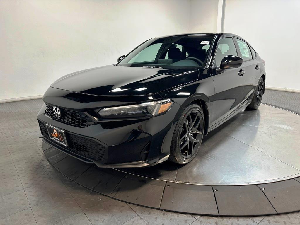 2026 Honda Civic Hatchback Sport - Crystal Black Pearl exterior view 5