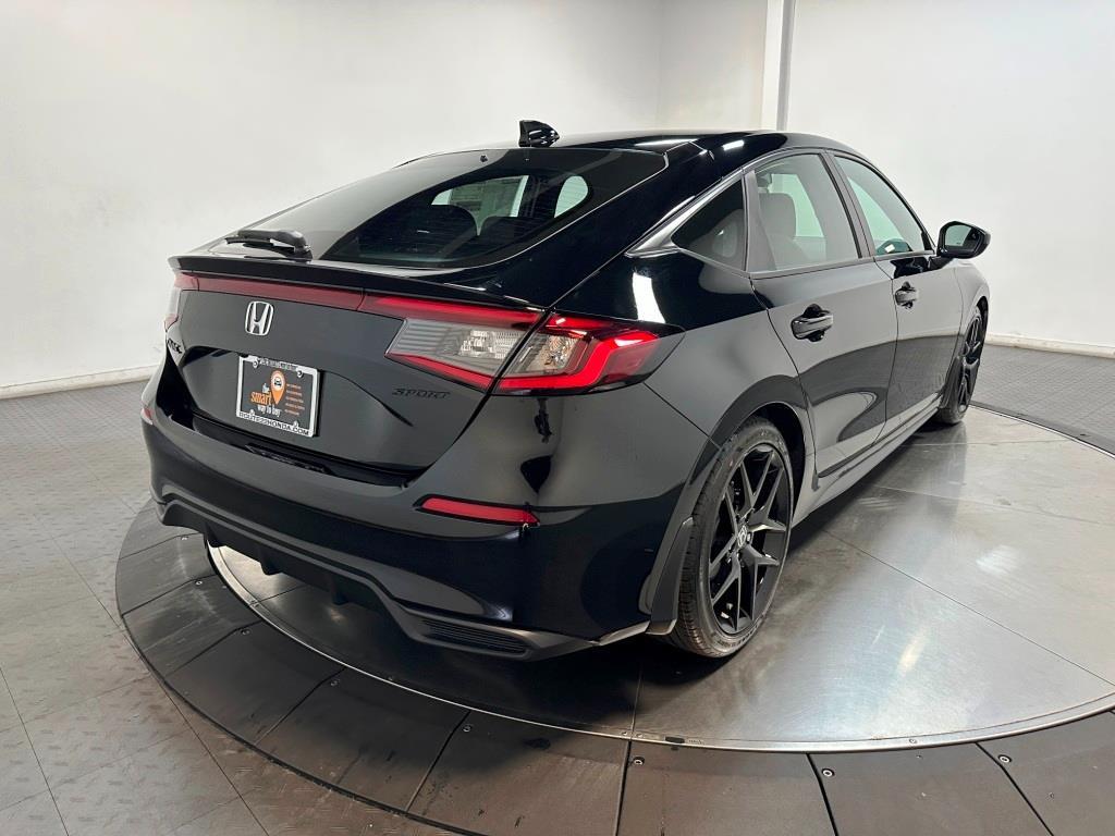 2026 Honda Civic Hatchback Sport - Crystal Black Pearl exterior view 9