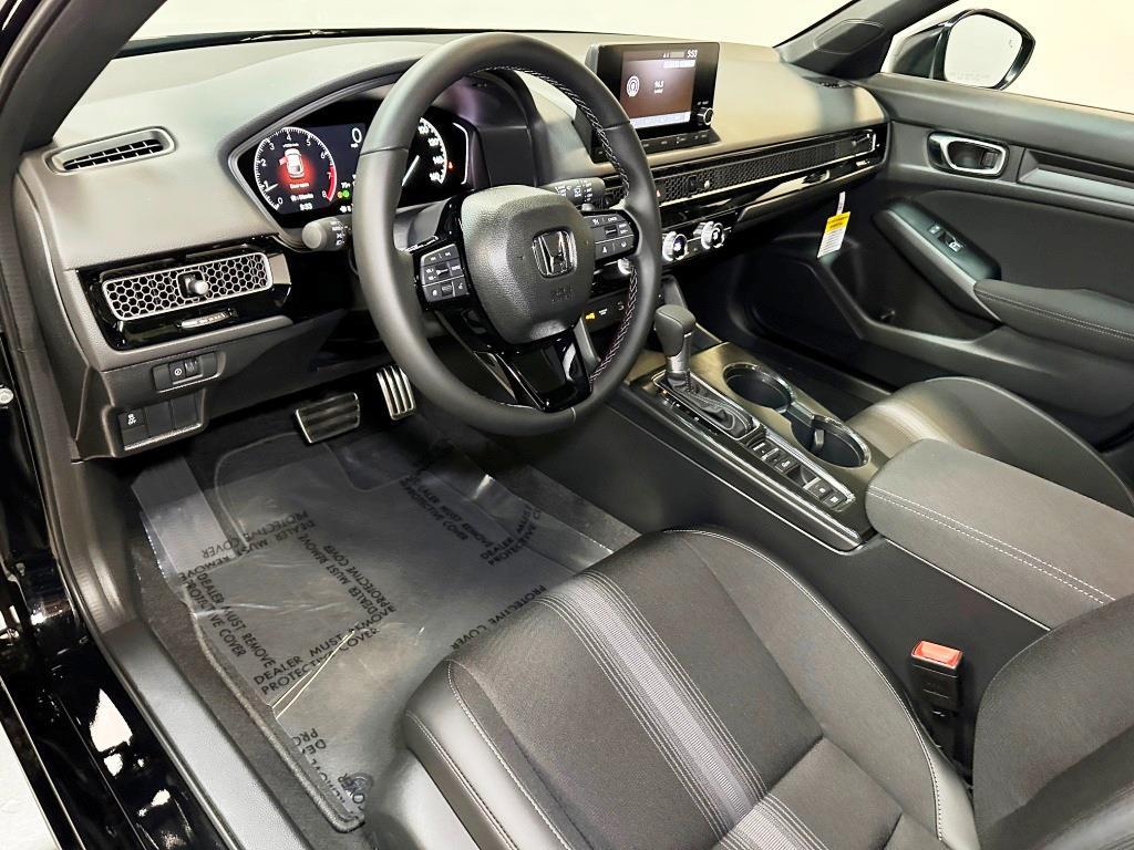 2026 Honda Civic Hatchback Sport - Crystal Black Pearl exterior view 15