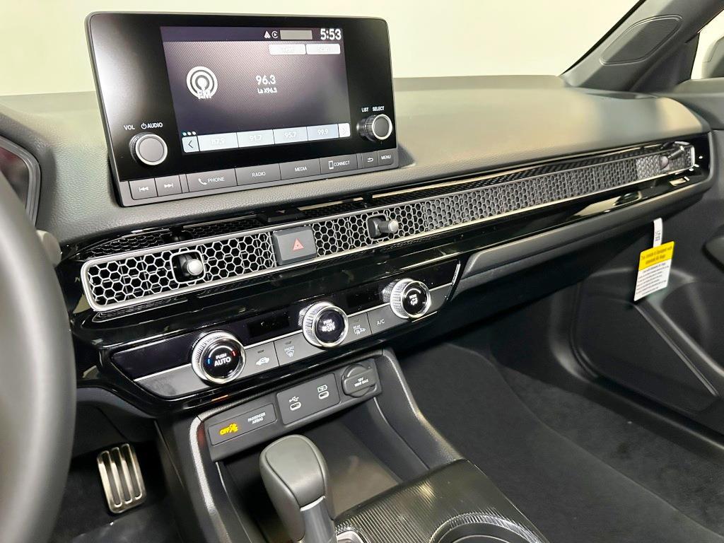 2026 Honda Civic Hatchback Sport - Crystal Black Pearl exterior view 19