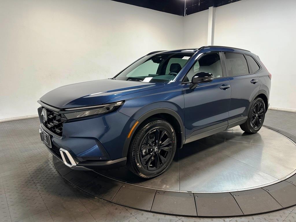 2026 Honda CR-V Hybrid Sport Touring - Canyon River Blue Metallic exterior view 1