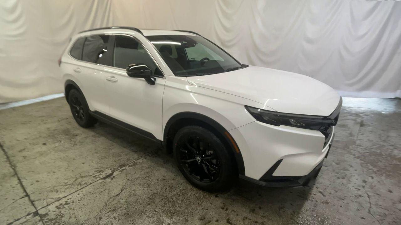 2024 Honda CR-V Hybrid Sport - Platinum White Pearl exterior view 2