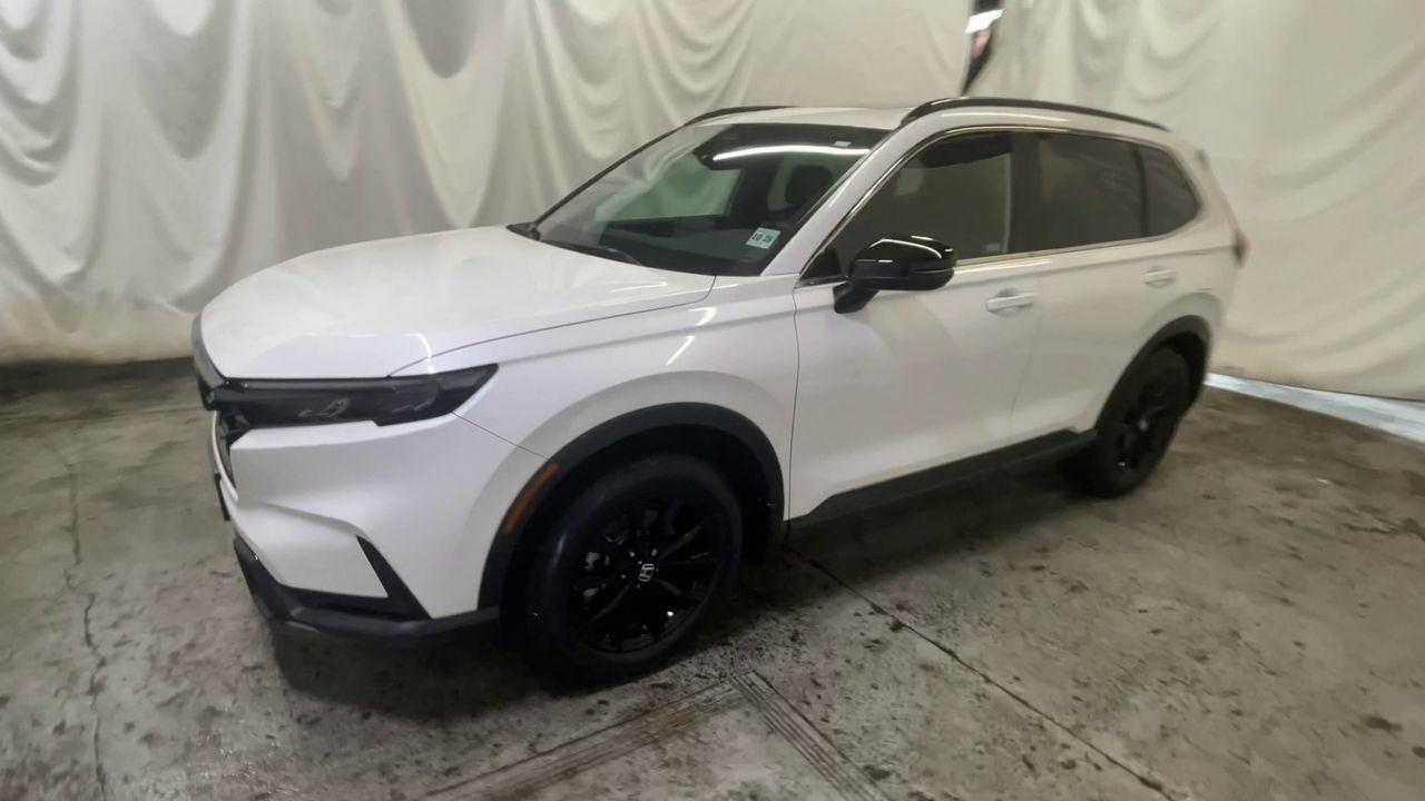 2024 Honda CR-V Hybrid Sport - Platinum White Pearl exterior view 4