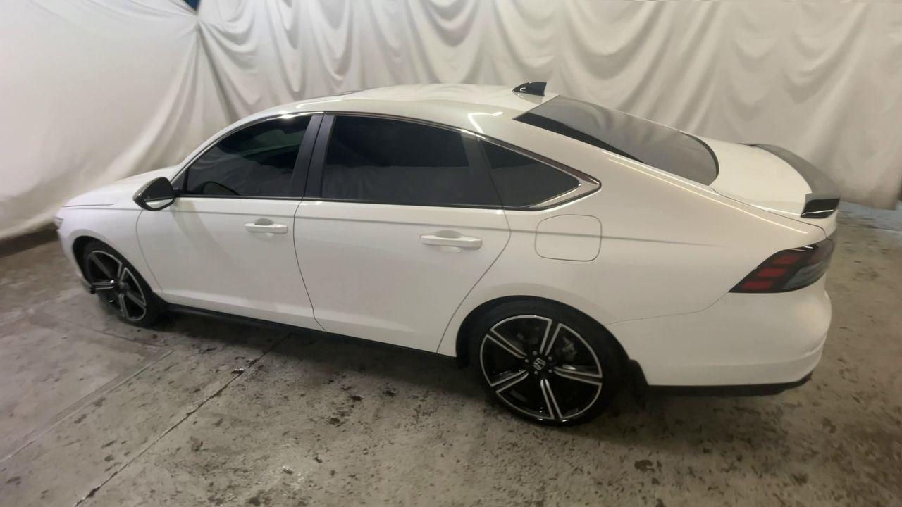2025 Honda Accord Hybrid Sport - Platinum White Pearl exterior view 6