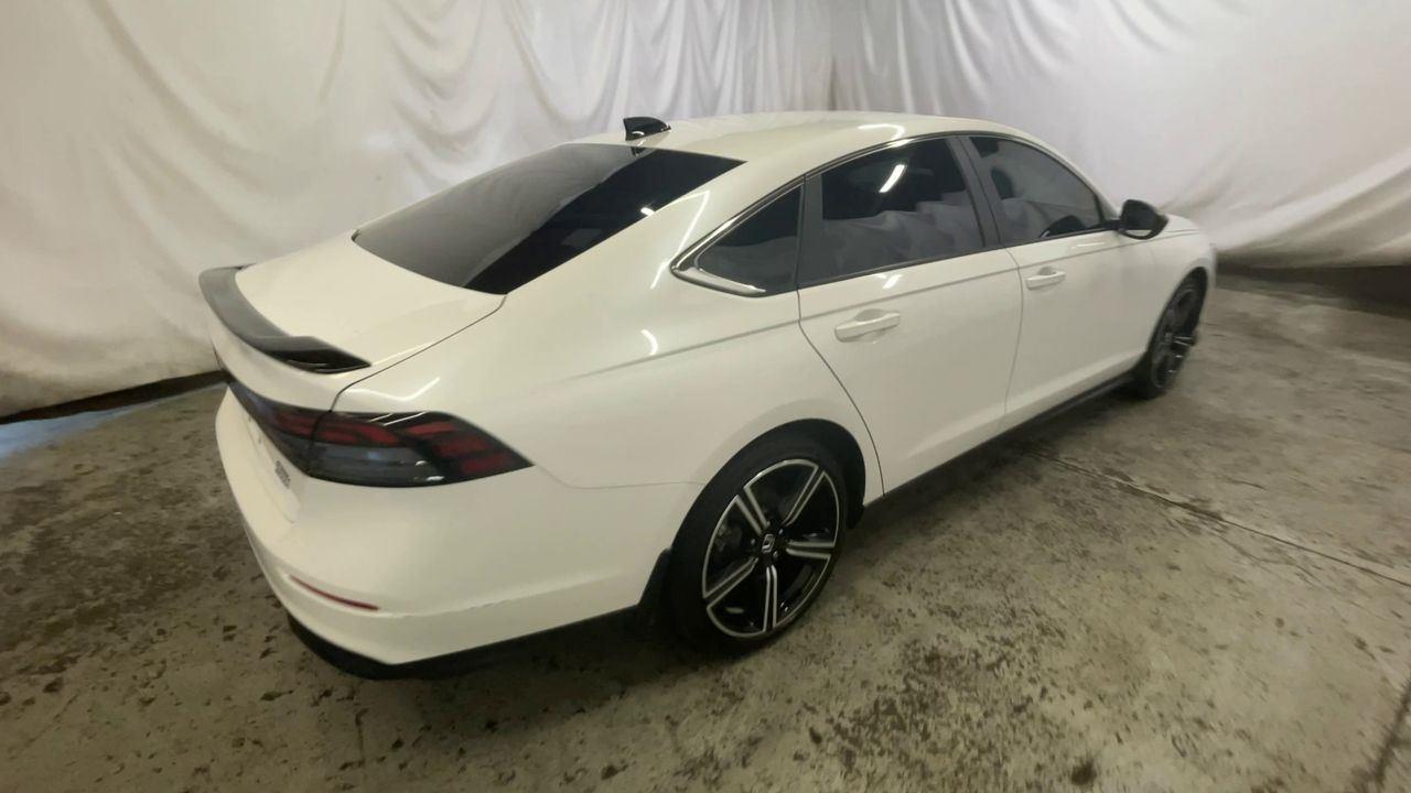 2025 Honda Accord Hybrid Sport - Platinum White Pearl exterior view 8