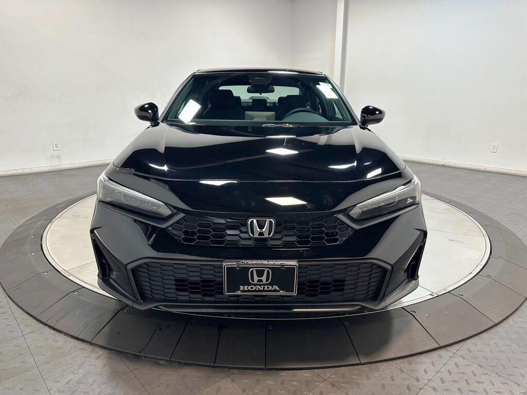 2026 Honda Civic Sedan Sport - Crystal Black Pearl exterior view 3