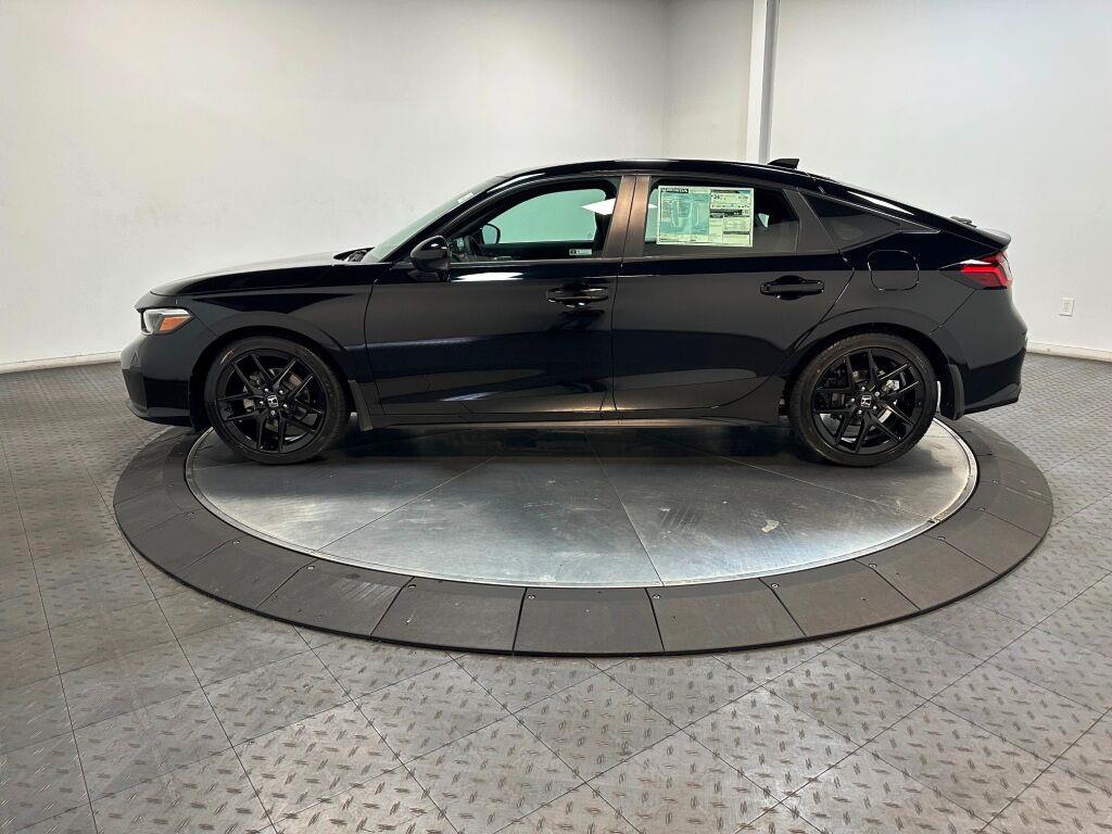 2026 Honda Civic Hatchback Sport - Crystal Black Pearl exterior view 6