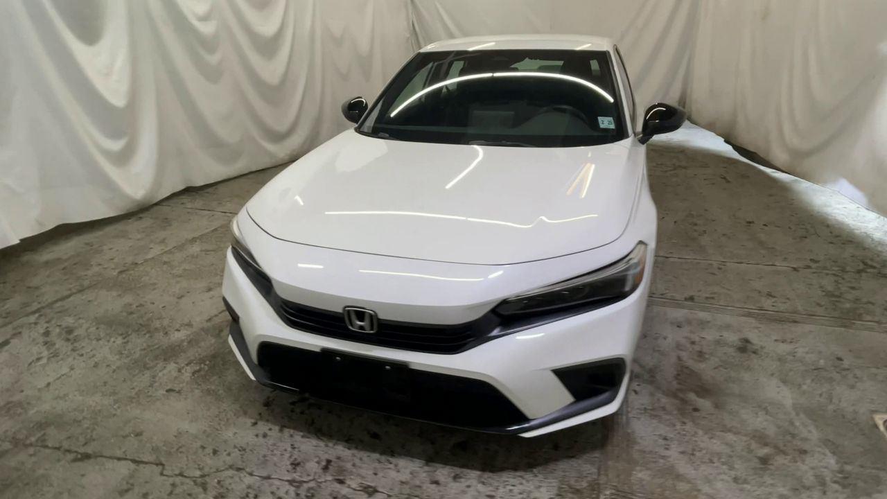 2024 Honda Civic Sedan Sport - Platinum White Pearl exterior view 3