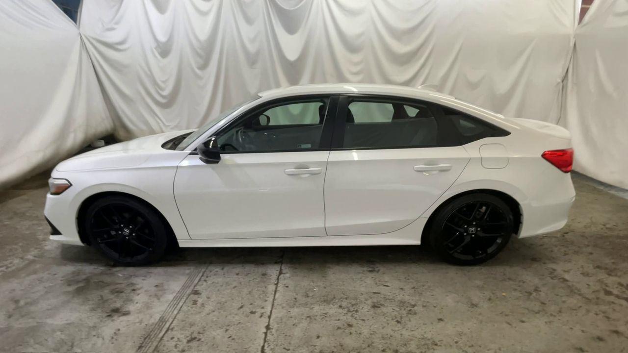 2024 Honda Civic Sedan Sport - Platinum White Pearl exterior view 5