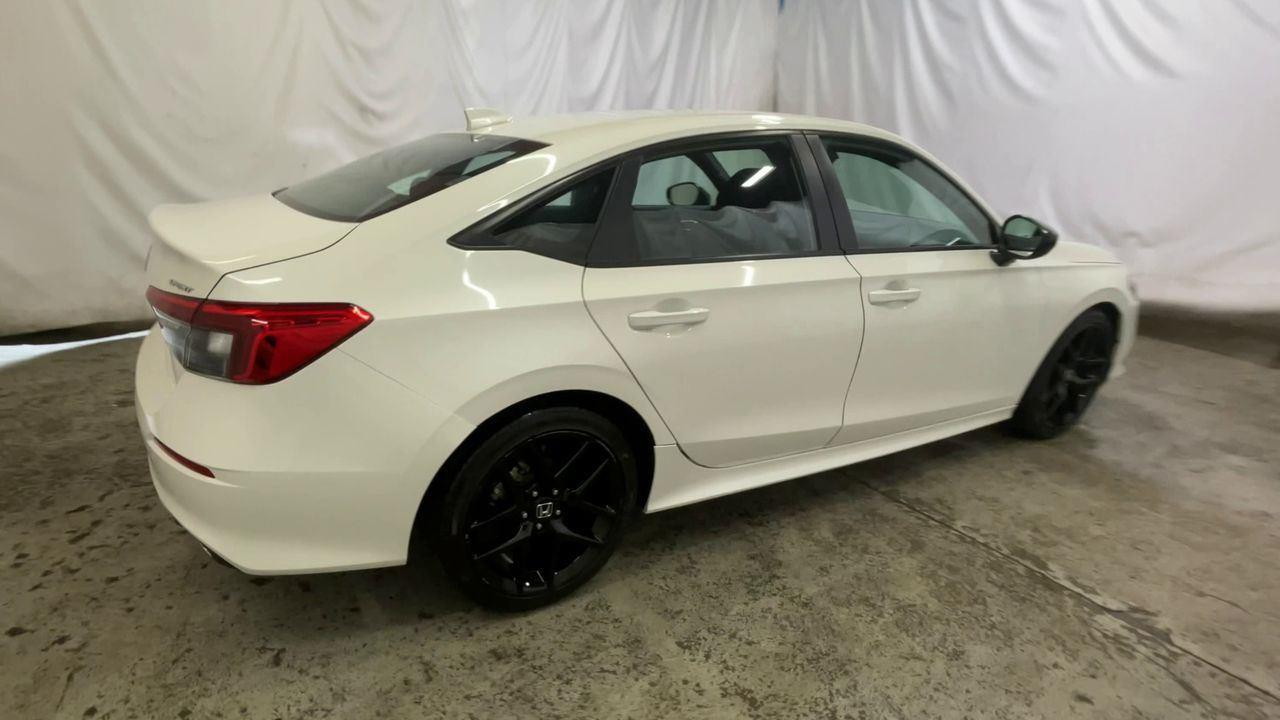 2024 Honda Civic Sedan Sport - Platinum White Pearl exterior view 8