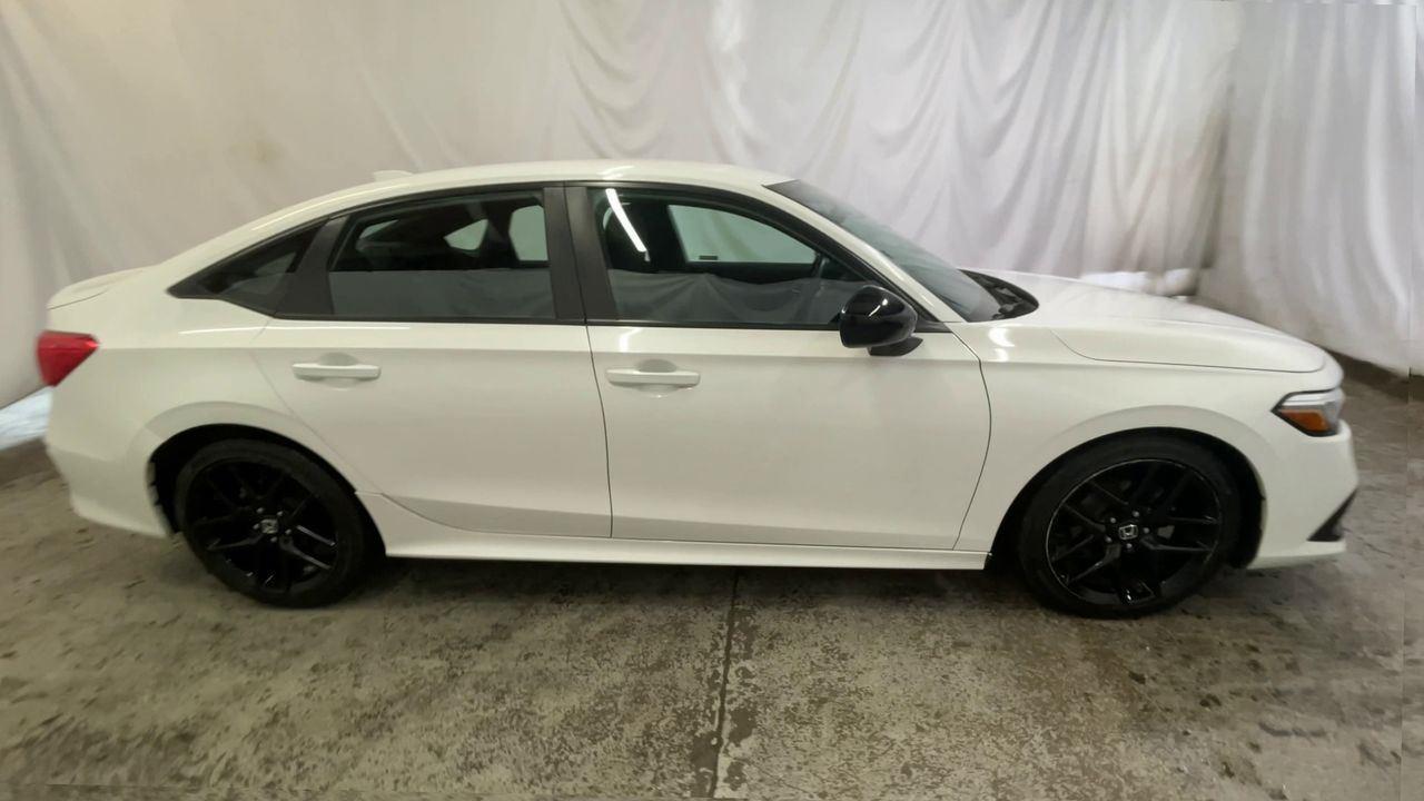 2024 Honda Civic Sedan Sport - Platinum White Pearl exterior view 9