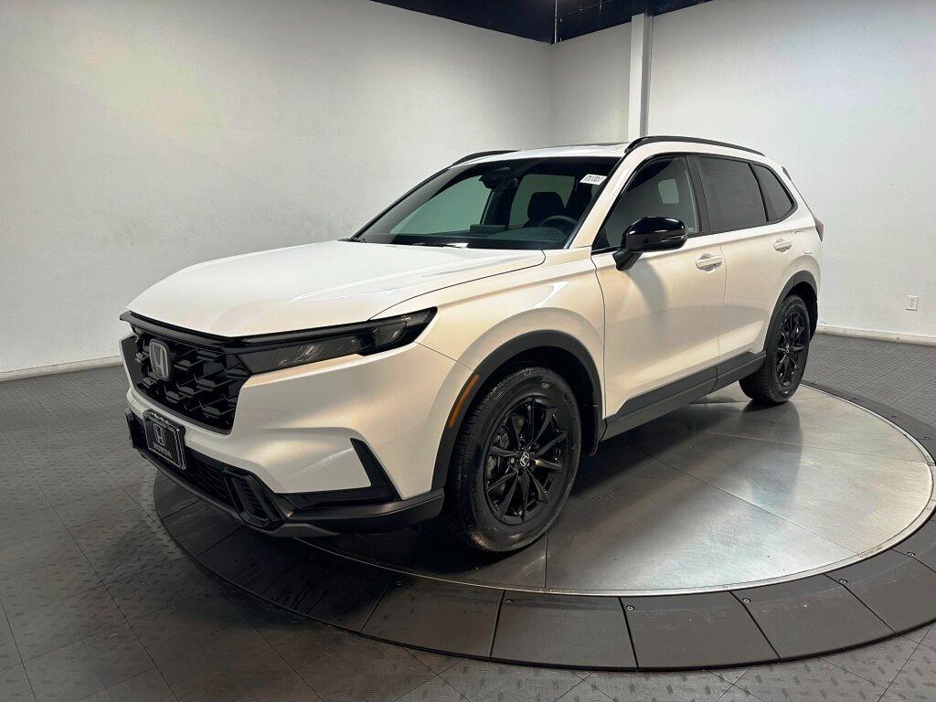 2026 Honda CR-V Hybrid Sport Touring - Platinum White Pearl exterior view 1