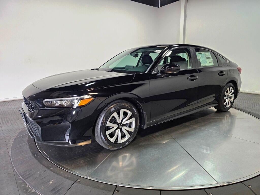 2026 Honda Civic Sedan LX - Crystal Black Pearl exterior view 1