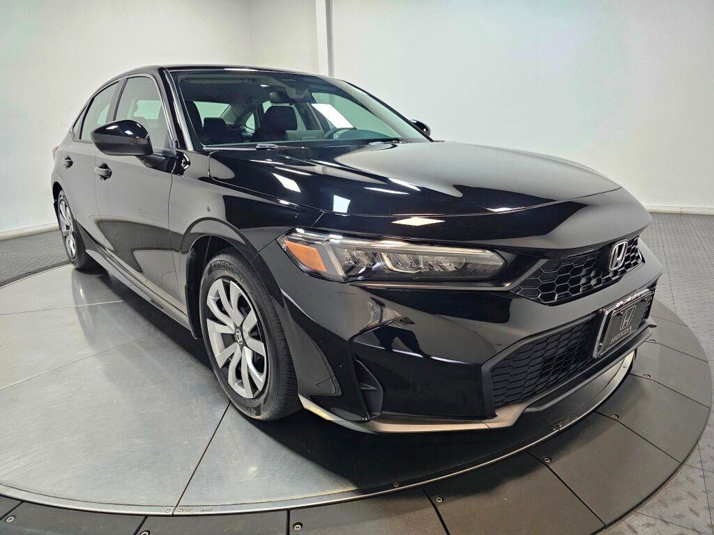 2026 Honda Civic Sedan LX - Crystal Black Pearl exterior view 2