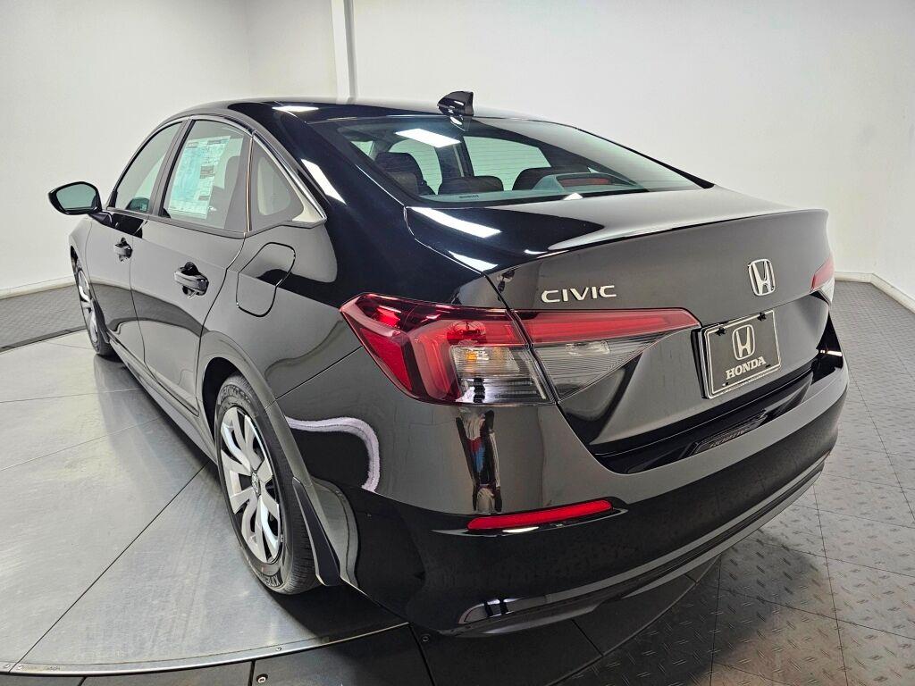 2026 Honda Civic Sedan LX - Crystal Black Pearl exterior view 6