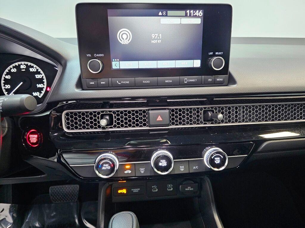 2026 Honda Civic Sedan LX - Crystal Black Pearl exterior view 18