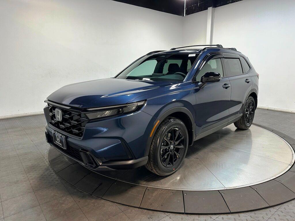 2026 Honda CR-V Hybrid Sport Touring - Canyon River Blue Metallic exterior view 1