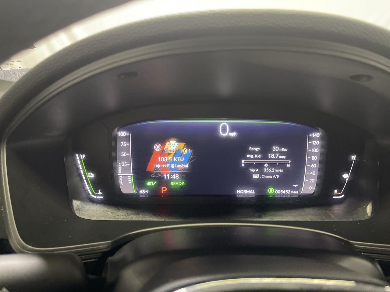 2025 Honda Civic Hatchback Hybrid Sport Touring - Solar Silver Metallic exterior view 15