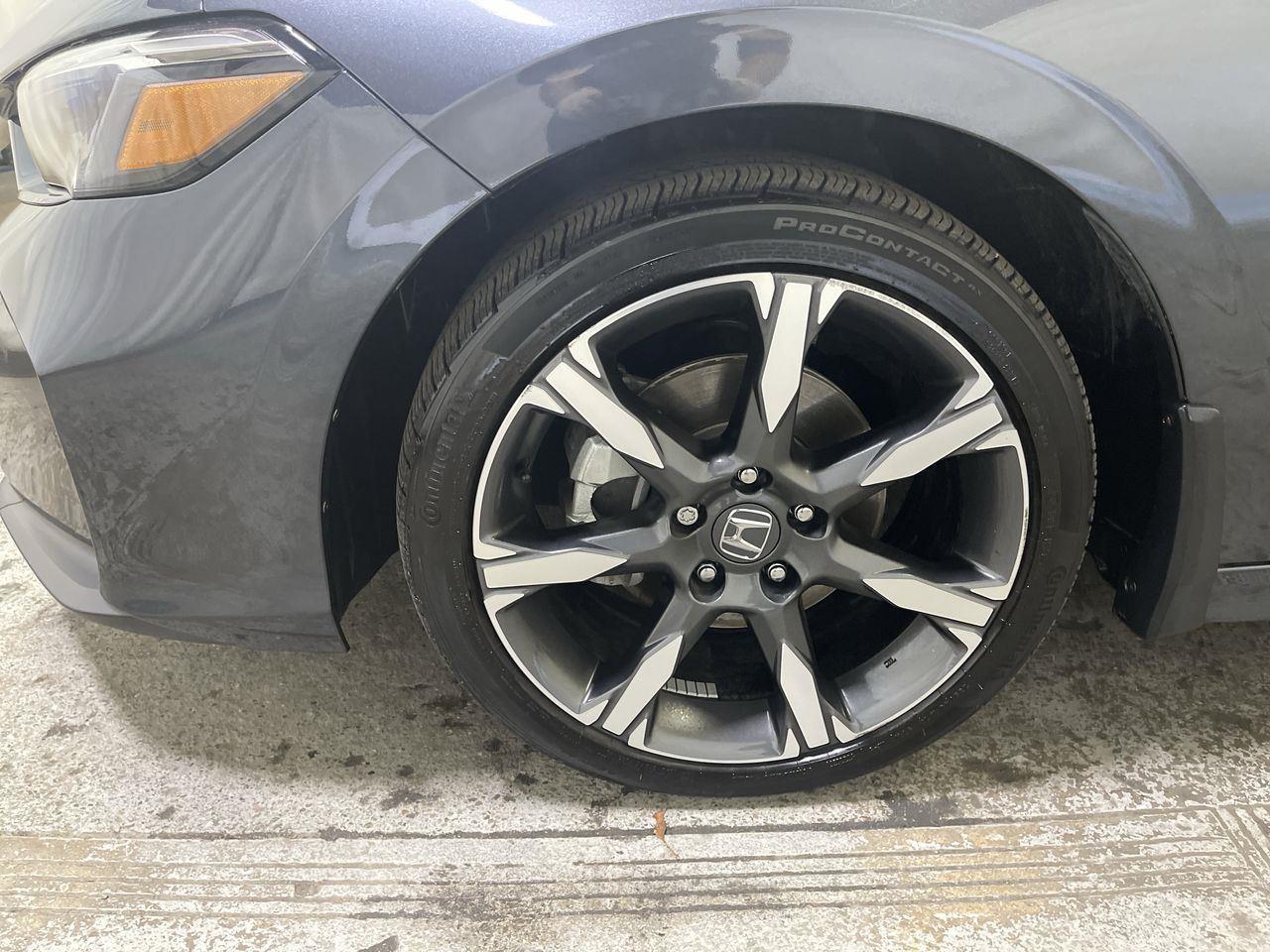 2025 Honda Civic Sedan Hybrid Sport Touring - Meteorite Gray Metallic exterior view 10