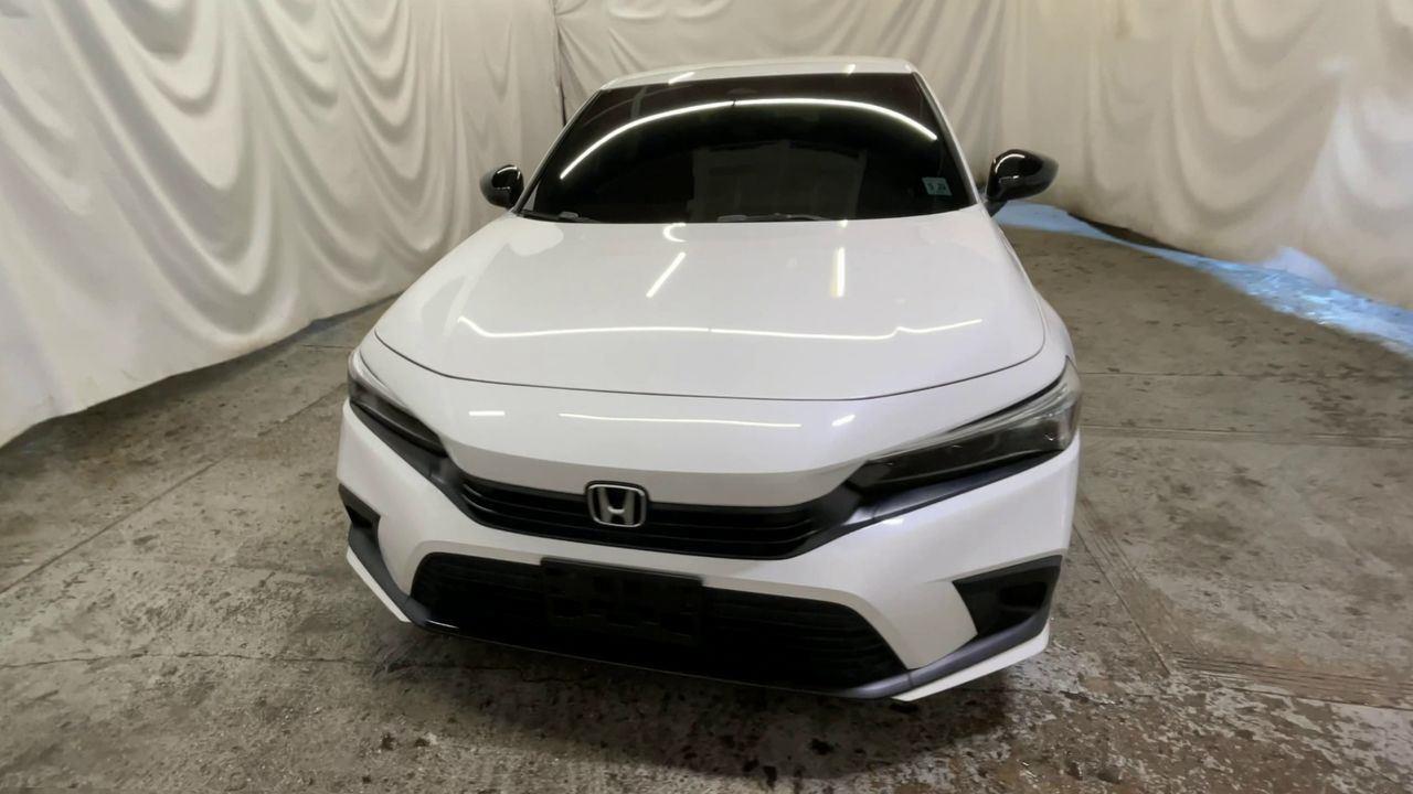 2024 Honda Civic Sedan Sport - Platinum White Pearl exterior view 3