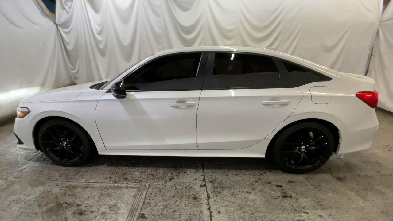 2024 Honda Civic Sedan Sport - Platinum White Pearl exterior view 5