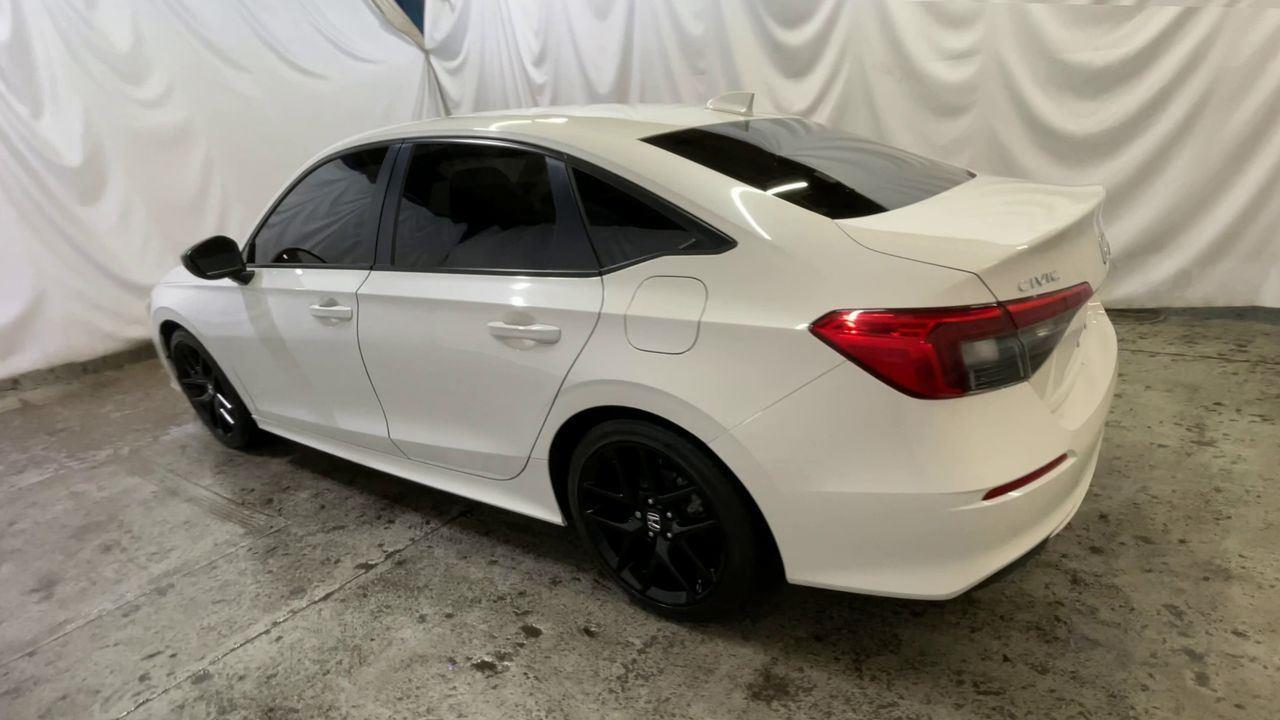2024 Honda Civic Sedan Sport - Platinum White Pearl exterior view 6