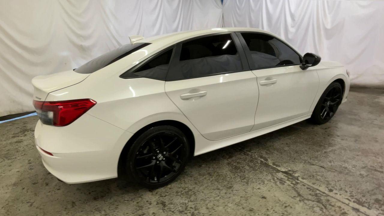 2024 Honda Civic Sedan Sport - Platinum White Pearl exterior view 8