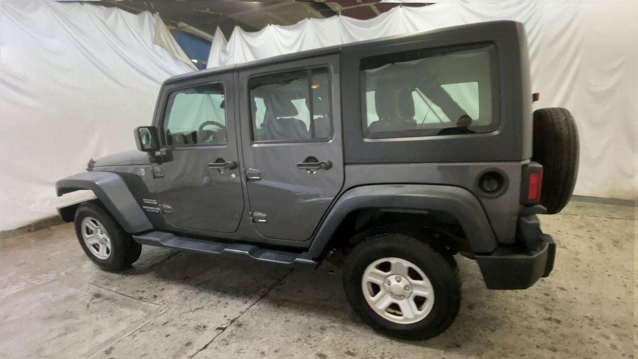 2014 Jeep Wrangler Unlimited Sport - Granite Crystal Metallic Clearcoat exterior view 6