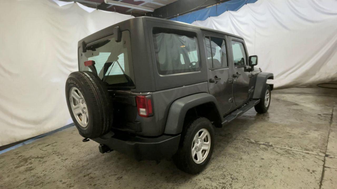 2014 Jeep Wrangler Unlimited Sport - Granite Crystal Metallic Clearcoat exterior view 8
