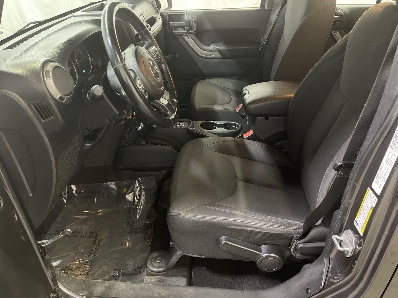 2014 Jeep Wrangler Unlimited Sport - Granite Crystal Metallic Clearcoat exterior view 11