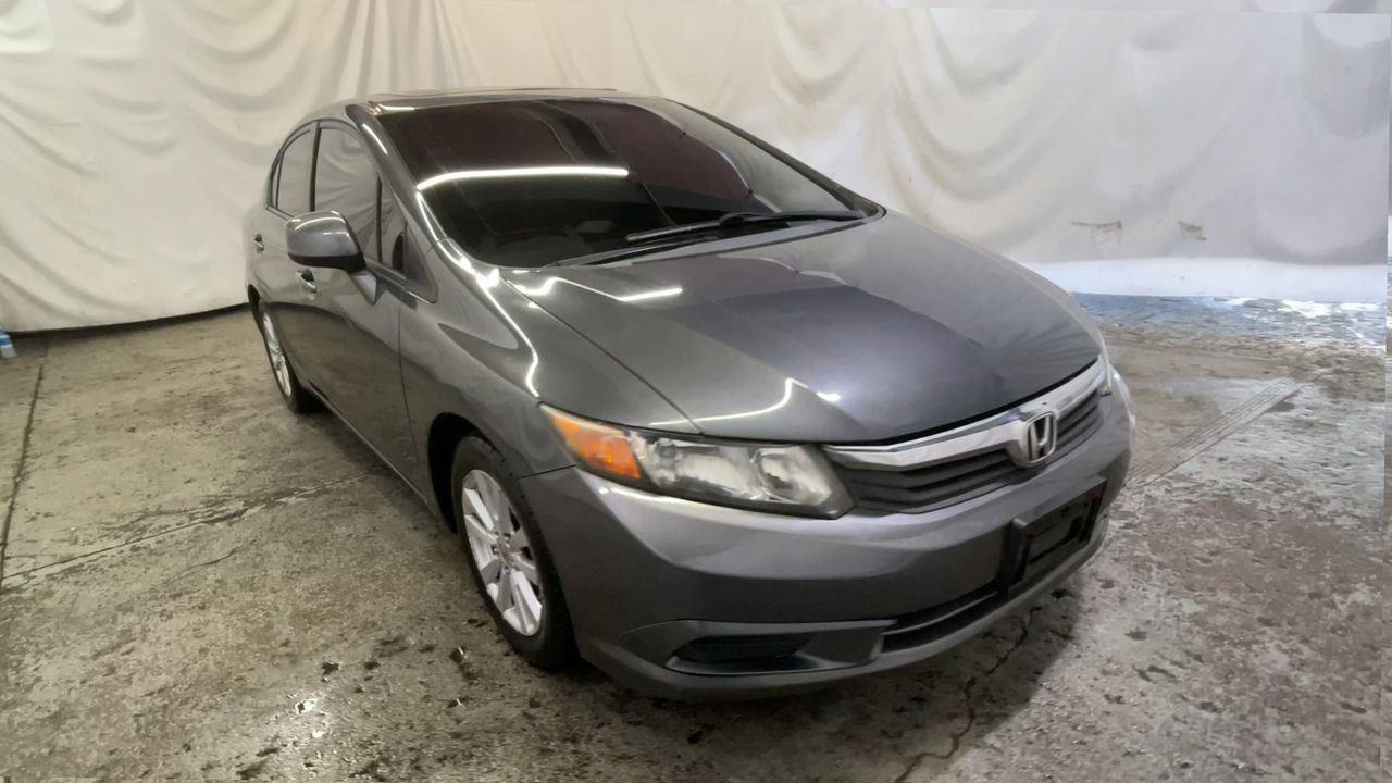 2012 Honda Civic Sdn EX - Polished Metal Metallic exterior view 2