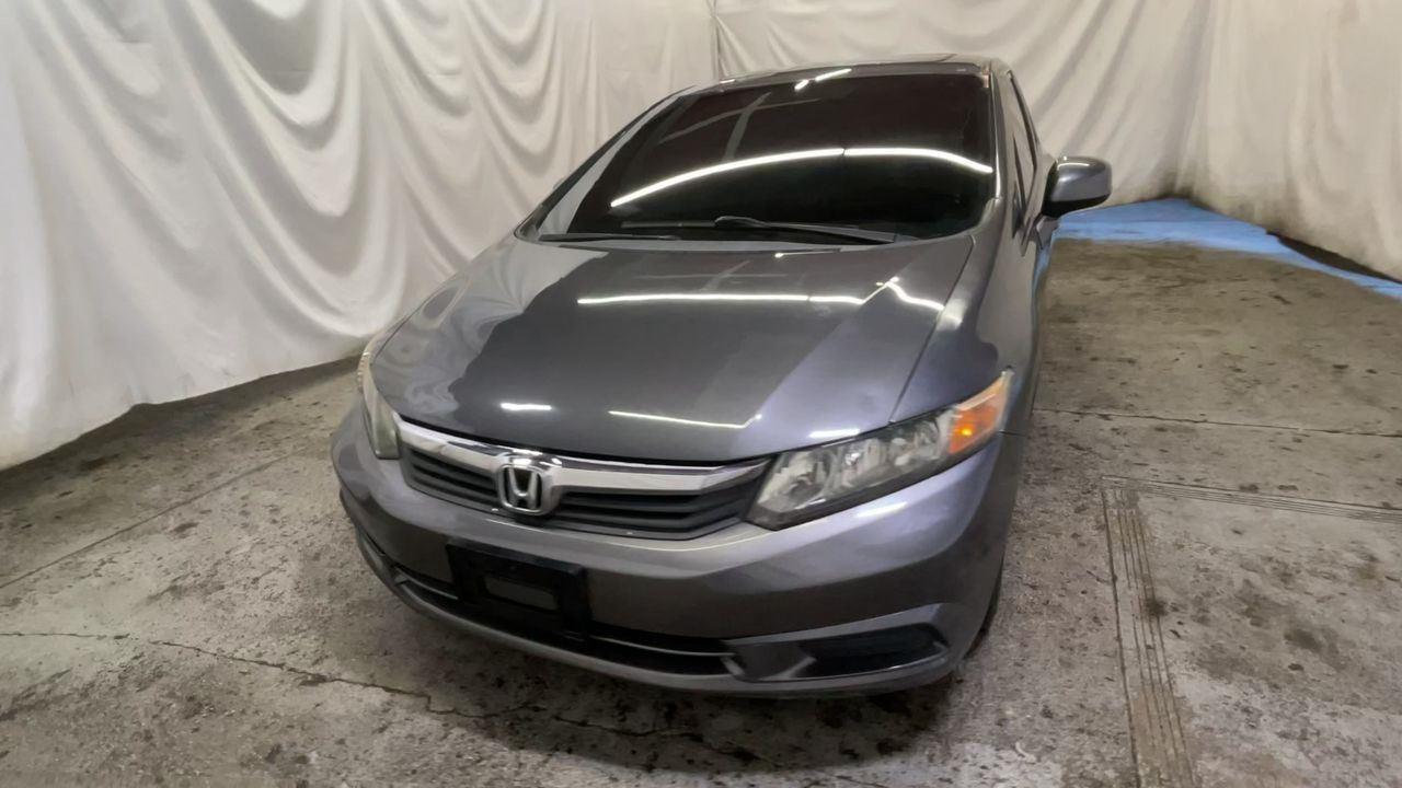 2012 Honda Civic Sdn EX - Polished Metal Metallic exterior view 3