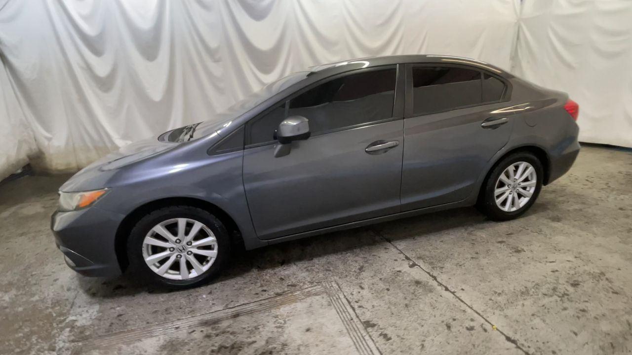 2012 Honda Civic Sdn EX - Polished Metal Metallic exterior view 4