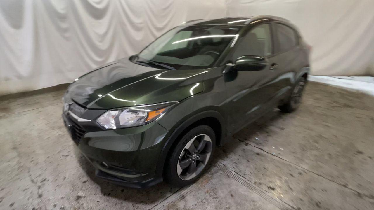 2018 Honda HR-V EX-L Navi - Misty Green Pearl exterior view 4
