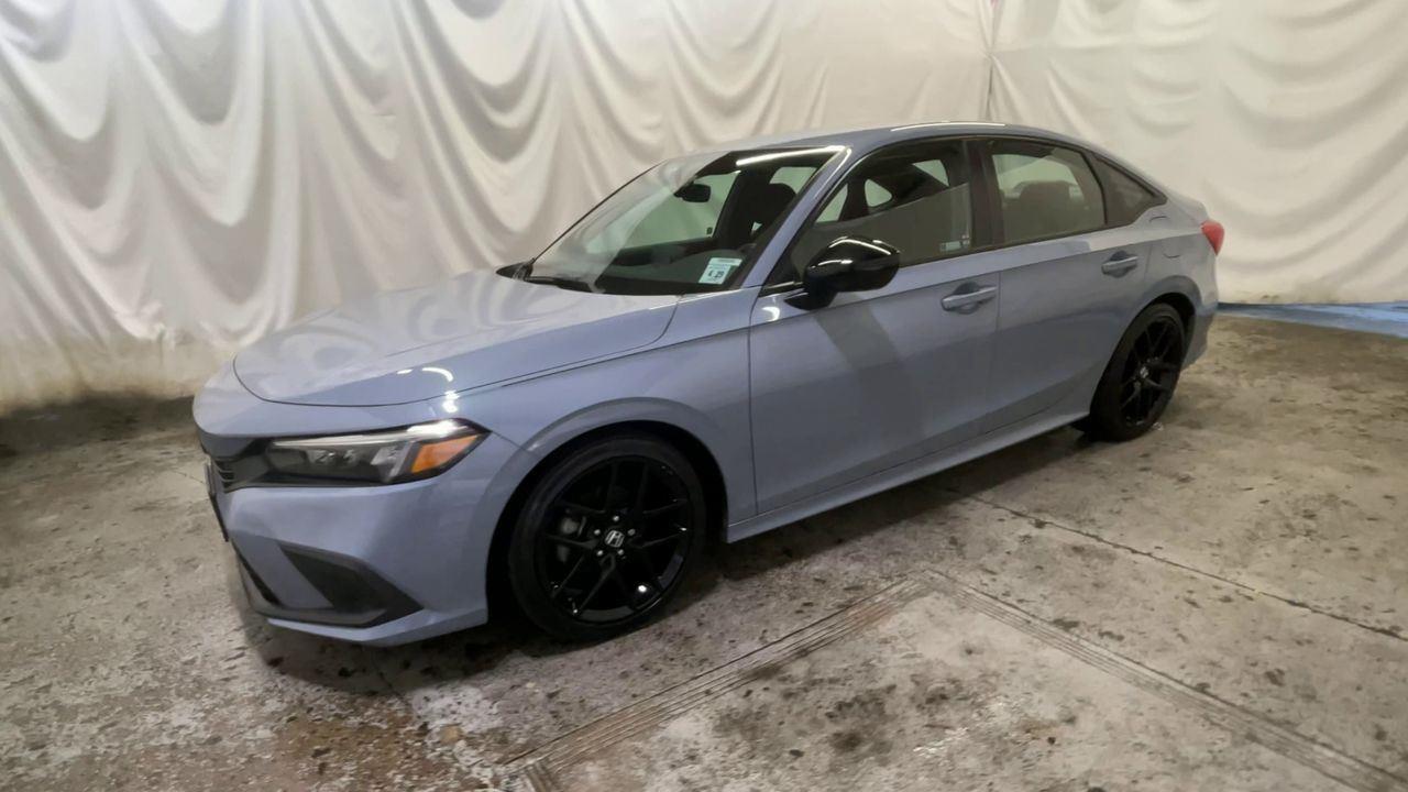 2024 Honda Civic Sedan Sport - Sonic Gray Pearl exterior view 4