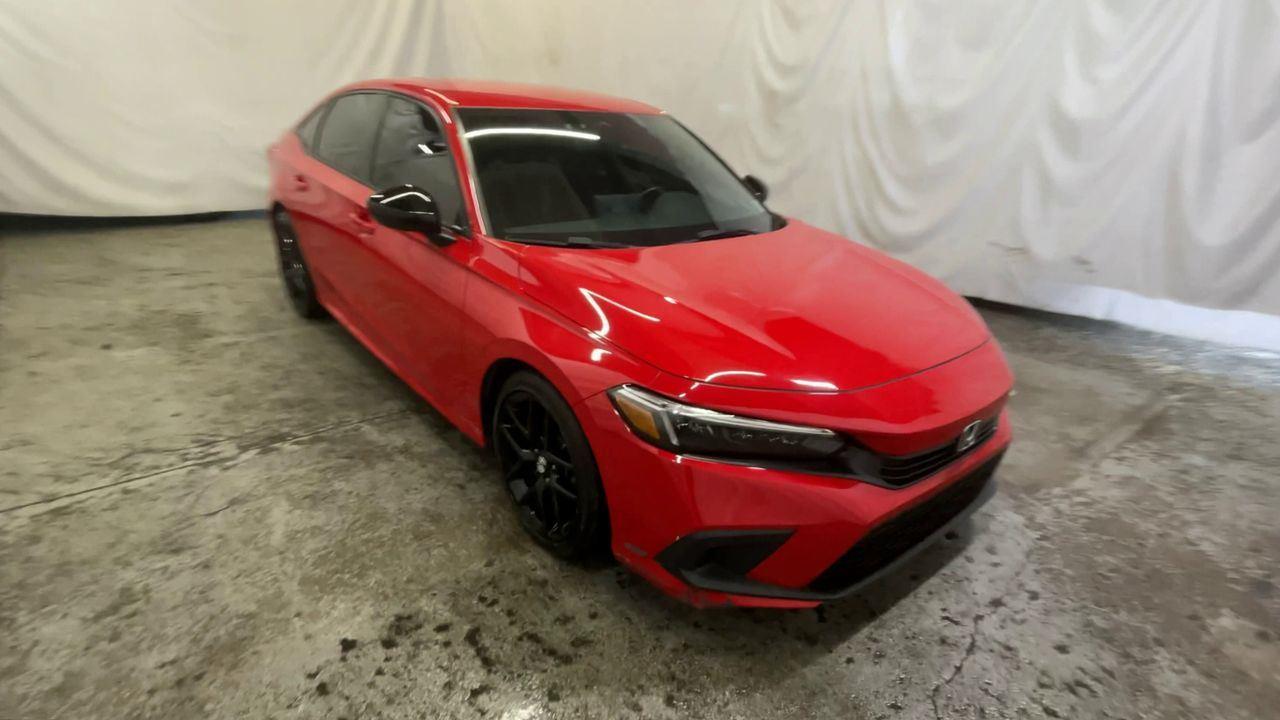 2023 Honda Civic Sedan Sport - Rallye Red exterior view 2