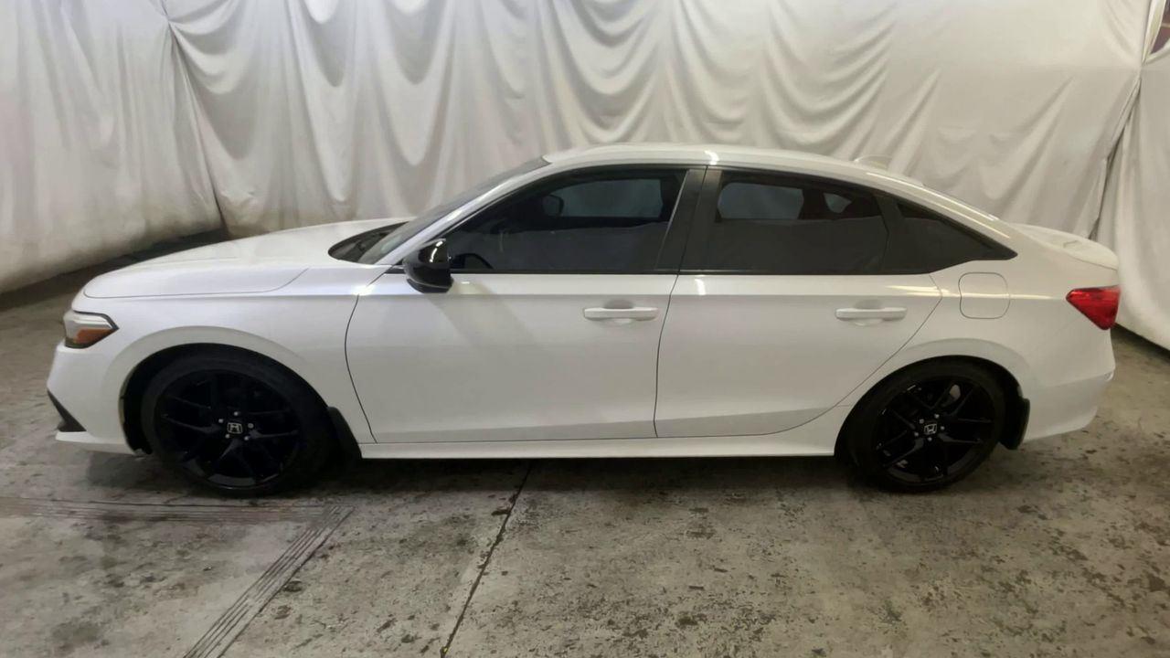 2023 Honda Civic Sedan Sport - Platinum White Pearl exterior view 5