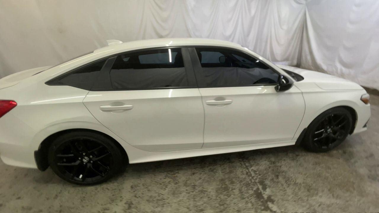 2023 Honda Civic Sedan Sport - Platinum White Pearl exterior view 9