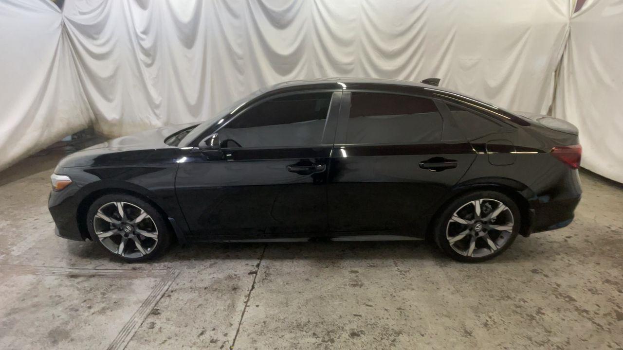 2025 Honda Civic Sedan Hybrid Sport Touring - Crystal Black Pearl exterior view 5
