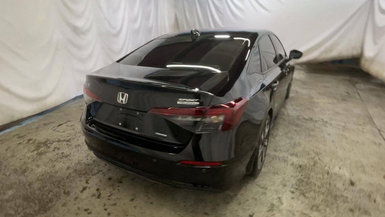 2025 Honda Civic Sedan Hybrid Sport Touring - Crystal Black Pearl exterior view 8