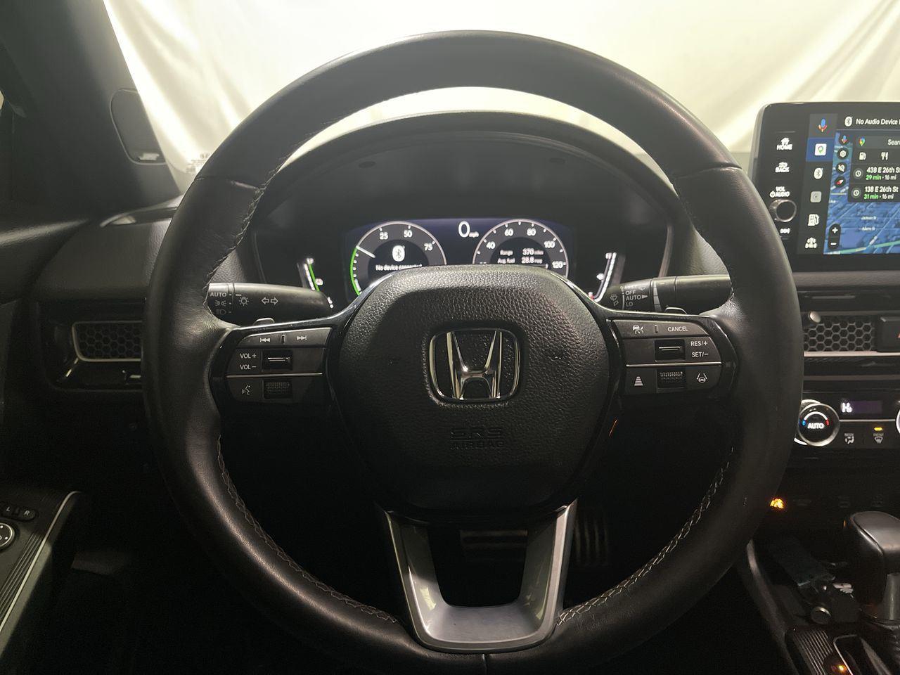 2025 Honda Civic Sedan Hybrid Sport Touring - Crystal Black Pearl exterior view 14