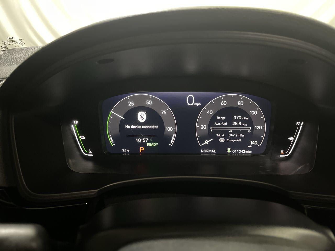 2025 Honda Civic Sedan Hybrid Sport Touring - Crystal Black Pearl exterior view 15