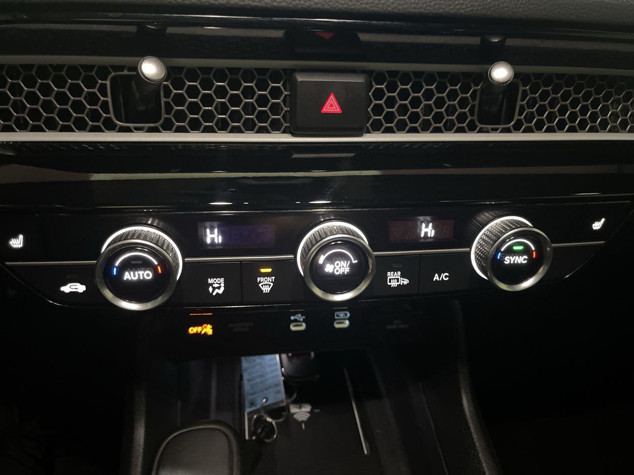 2025 Honda Civic Sedan Hybrid Sport Touring - Crystal Black Pearl exterior view 19