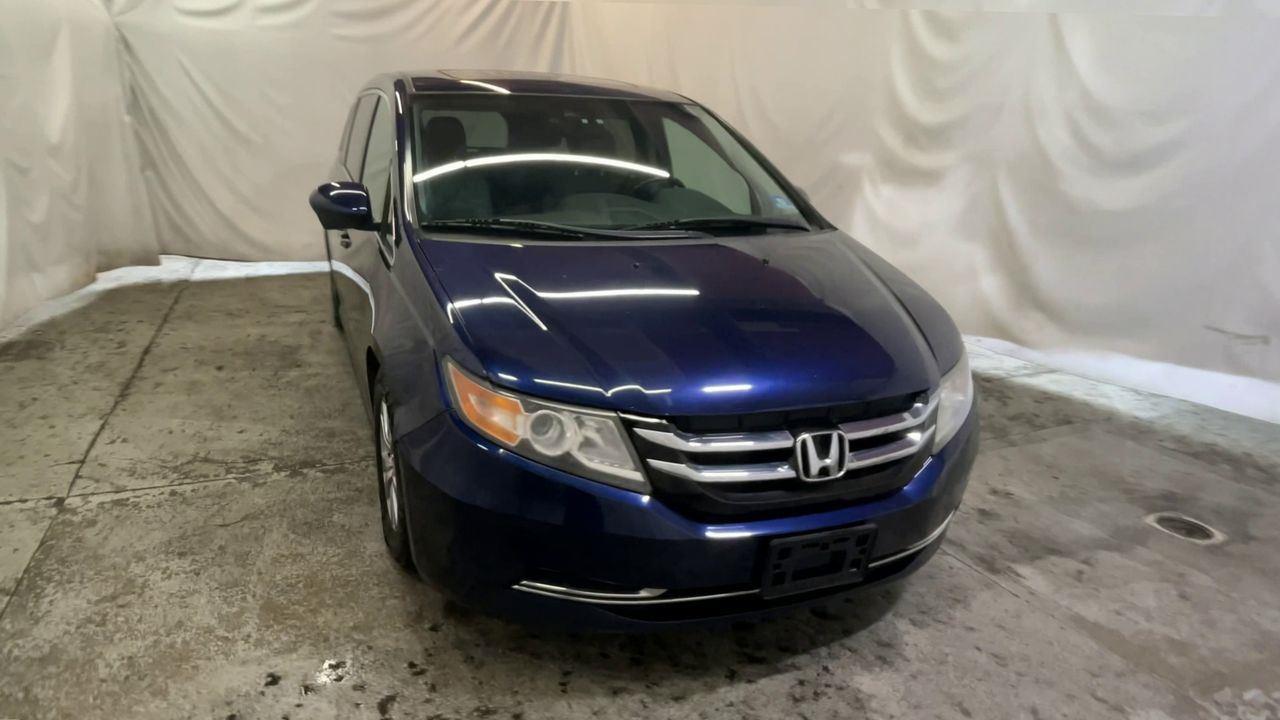 2016 Honda Odyssey EX-L - Obsidian Blue Pearl exterior view 2