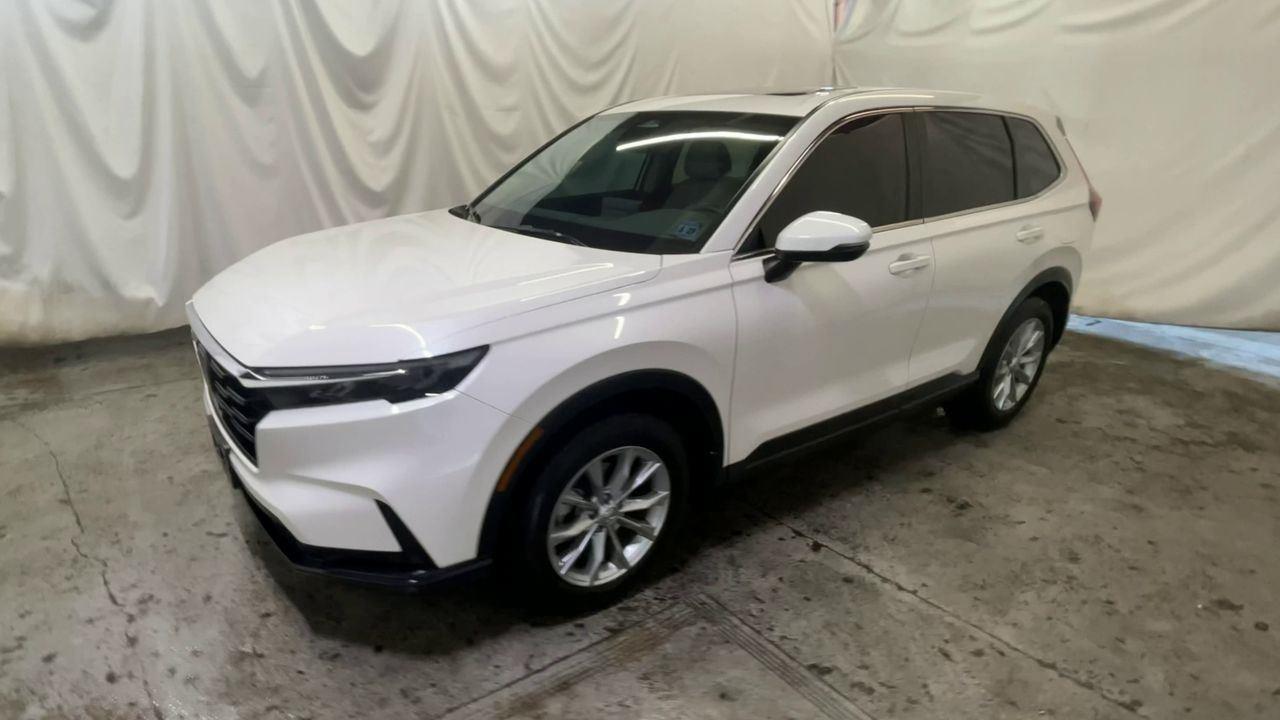 2025 Honda CR-V EX-L - Platinum White Pearl exterior view 4