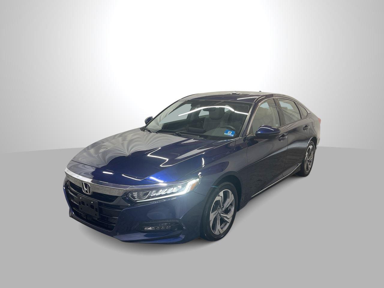 Black (Obsidian Blue Pearl) 2020 Honda Accord 1.5T EX-L FWD Sedan Front-Wheel Drive Continuously Variable Transmission