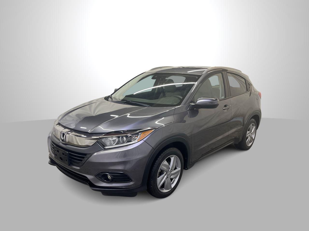 Gray (Modern Steel Metallic) 2019 Honda HR-V EX AWD SUV / Crossover All-Wheel Drive Continuously Variable Transmission